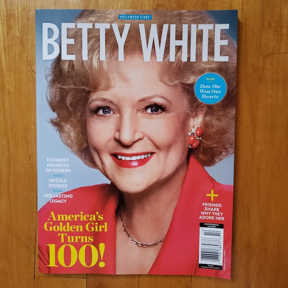 Betty White Magazine Golden Girl Turns 100 Hollywood Story Special Edition New